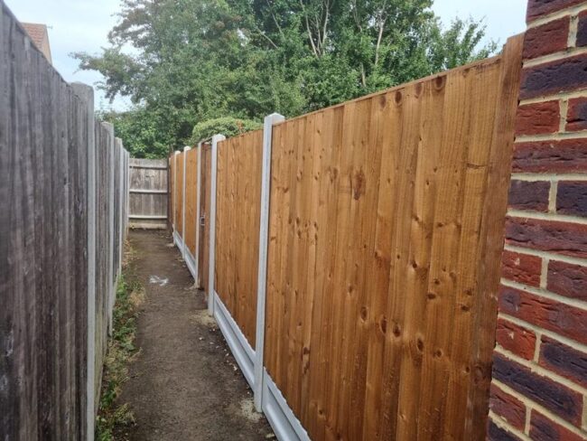 patio fencing garden project 09