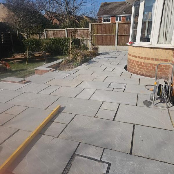kandahar grey sandstone patio wickford 1