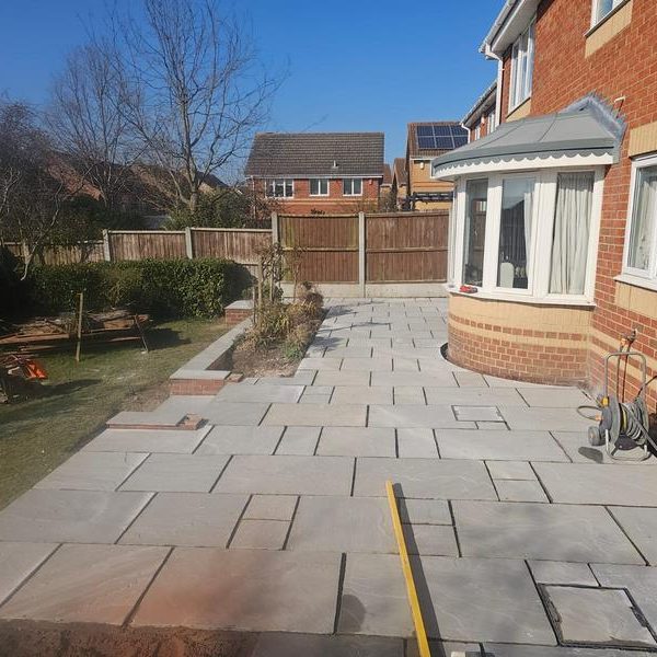 kandahar grey sandstone patio wickford 4