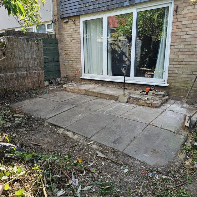 silver grey composite decking installation billericay essex 1