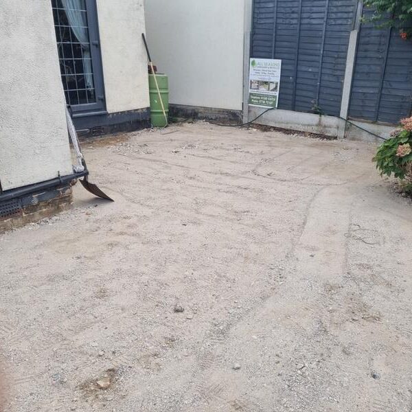 porcelain patio with steps charcoal edgings leigh on sea 05