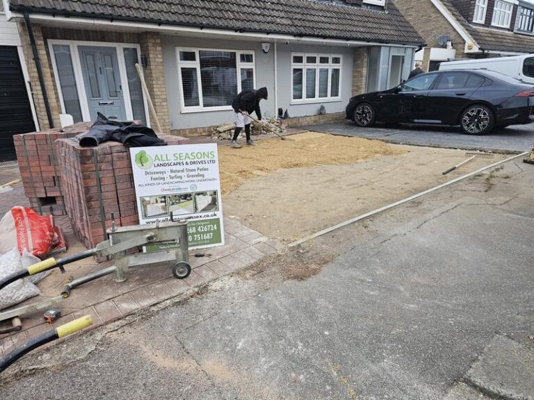 block paving driveway extension 50mm brindle in wickford 06