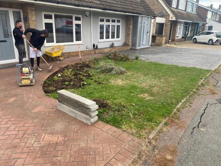 block paving driveway extension 50mm brindle in wickford 07