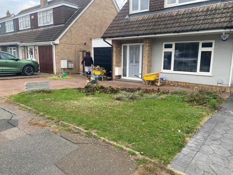 block paving driveway extension 50mm brindle in wickford 08