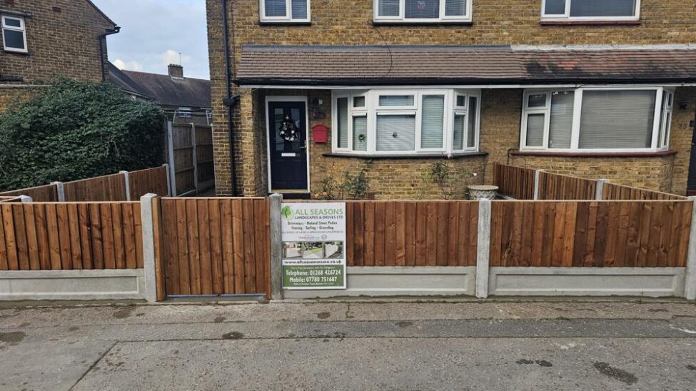 new-fencing-and-gate-with-kandla-grey-sandstone-path-in-southend-on-sea-essex-2